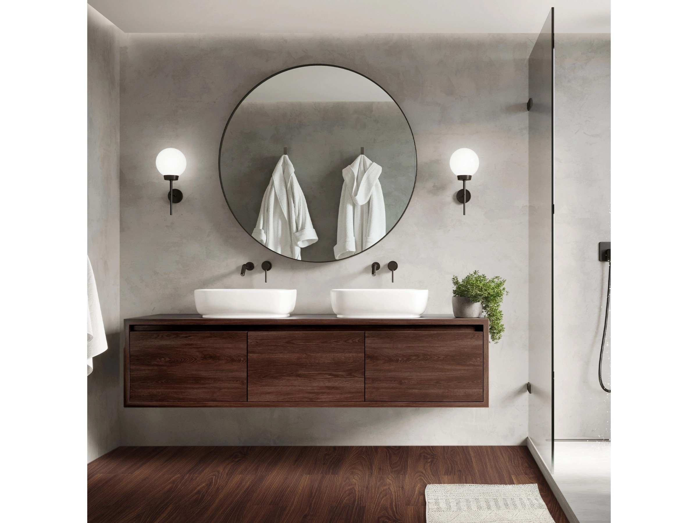 ML-Design PVC Vinylboden Selbstklebende 91,5x15,3 cm 32 Dielen Rot-Braun Nuss