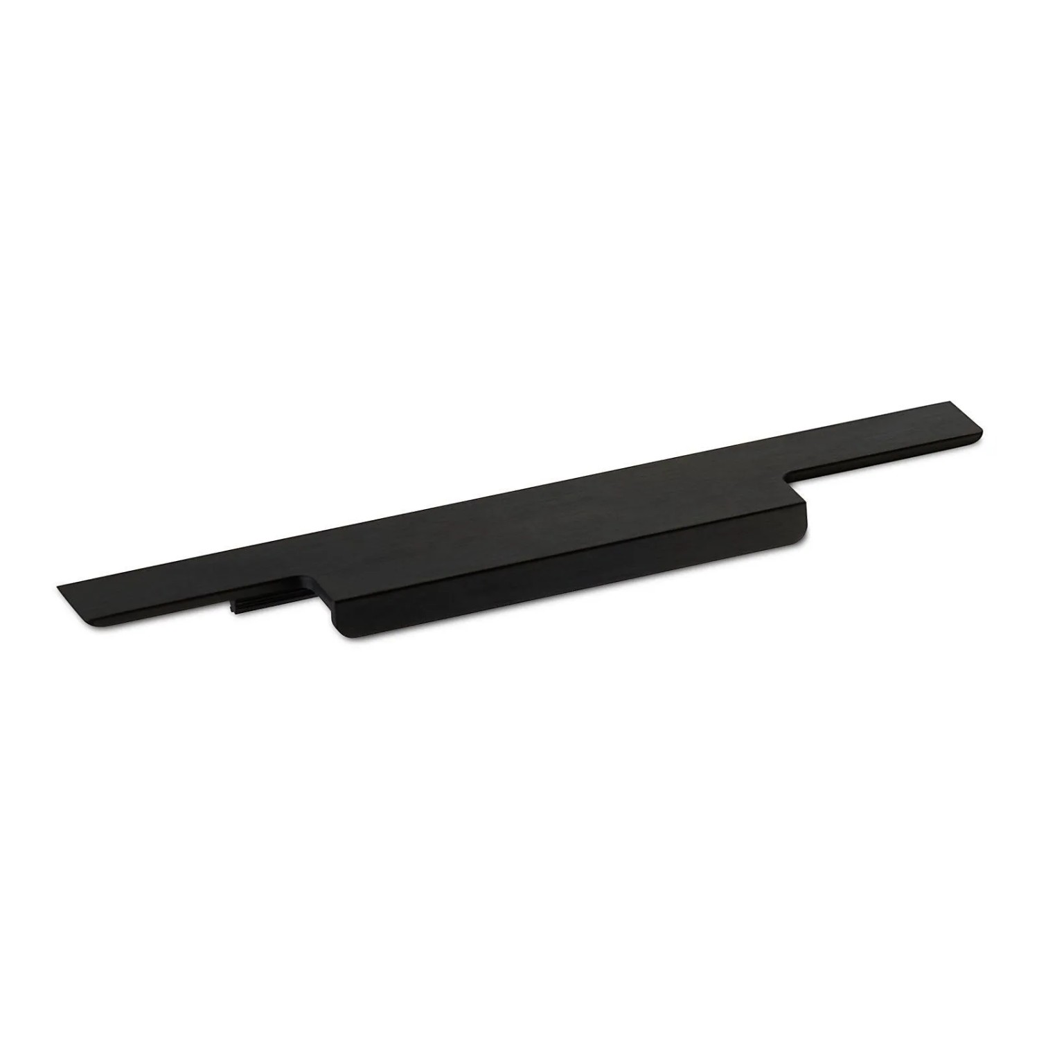 SOTECH Griffleiste Slim Into 420 x 11 x 37 mm Aluminium Schwarz Eloxiert Gebürstet Zum Einfräsen Harpunenstegmontage
