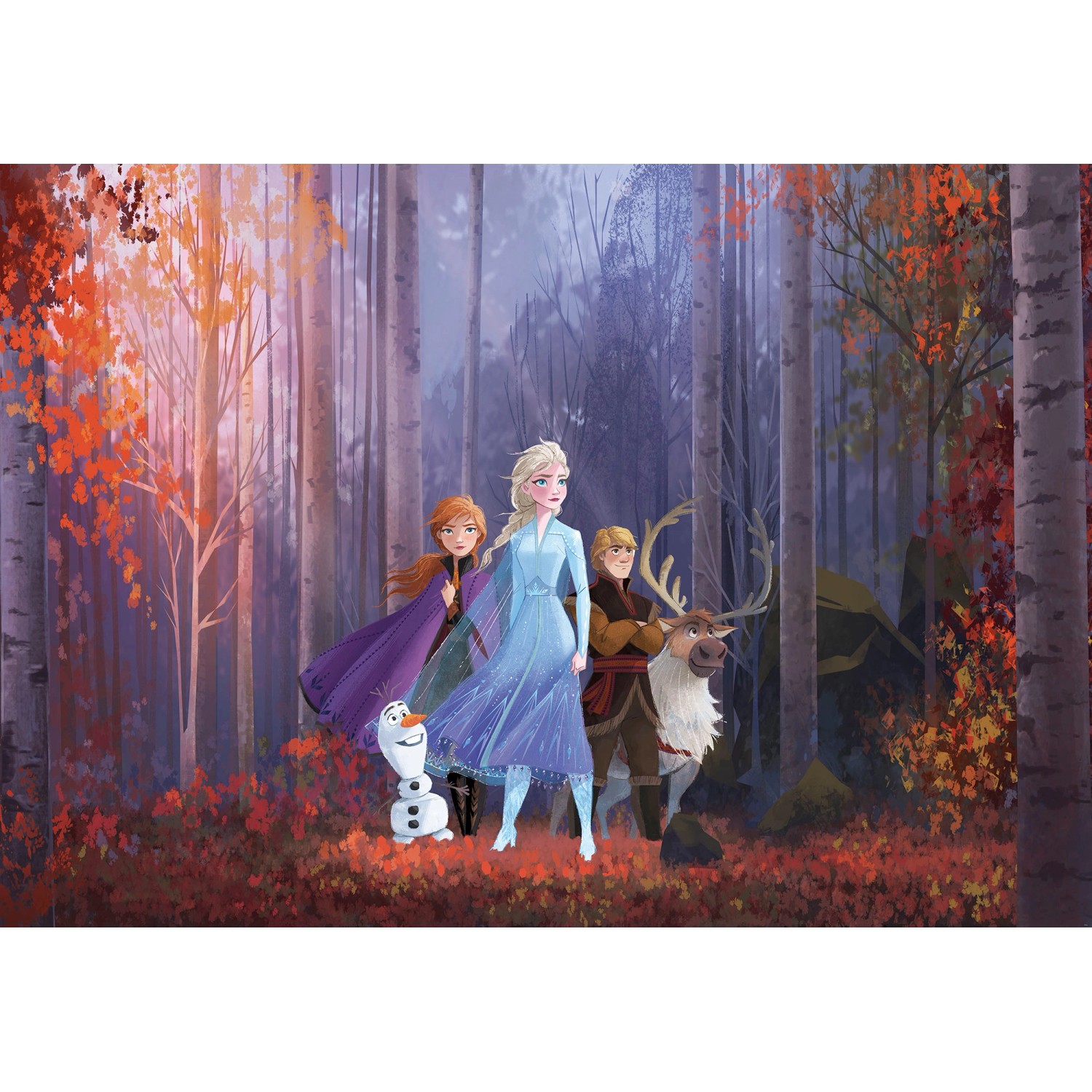 Komar Vliestapete »Frozen Autumn Glade«, 400x280 cm (Breite x Höhe) günstig online kaufen