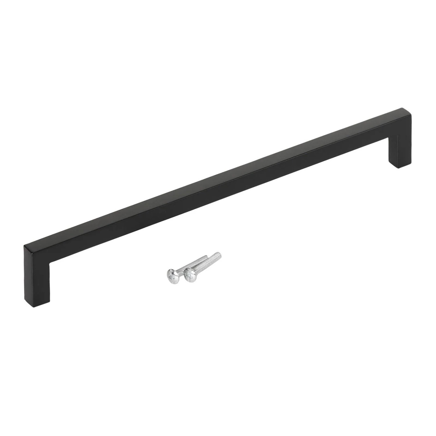 SOTECH Stangengriff E8 BA 256 mm Echt Edelstahl SS201 Schwarz