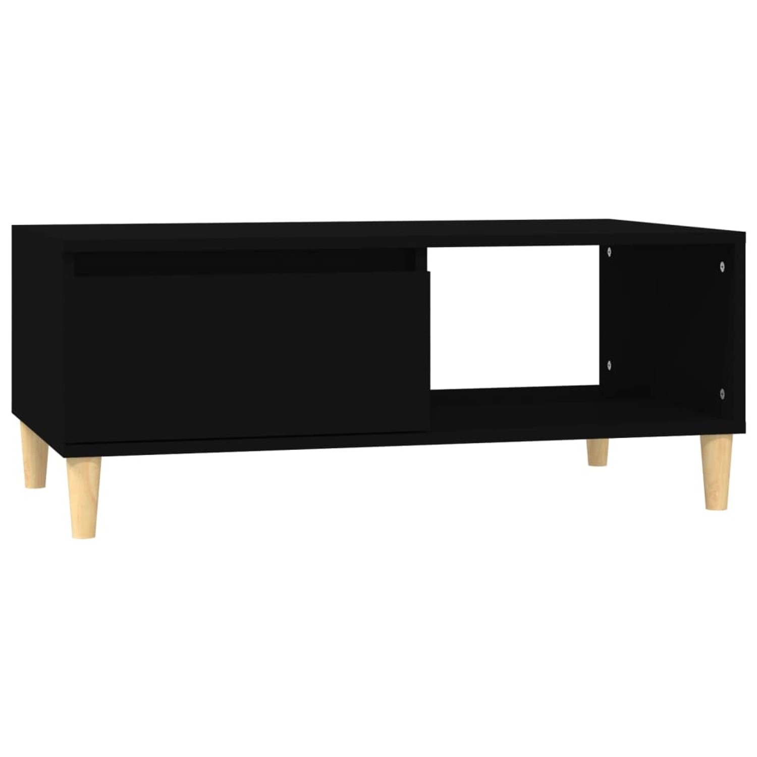 Vidaxl Couchtisch Schwarz 90x50x36,5 Cm Holzwerkstoff günstig online kaufen