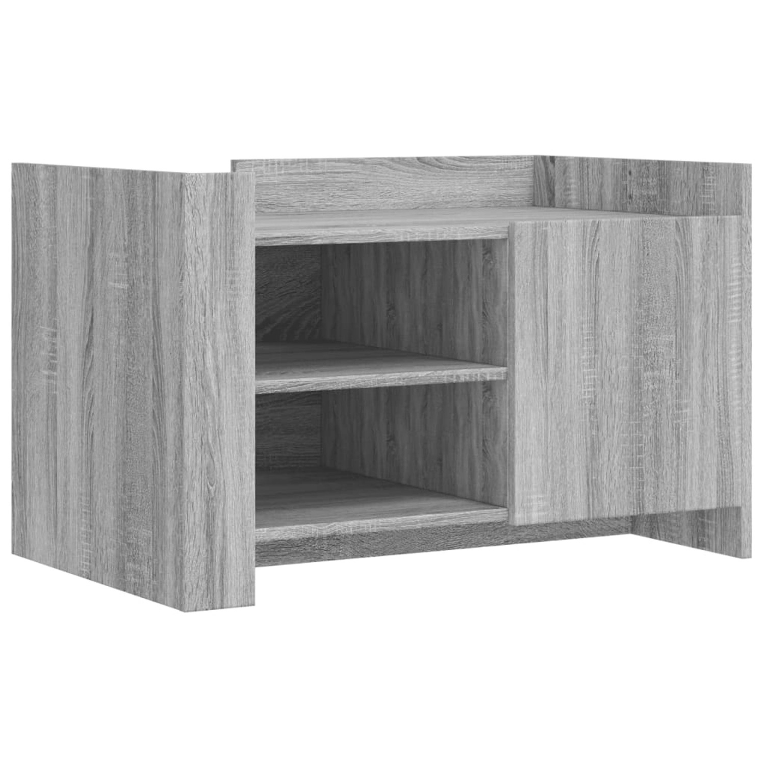 vidaXL Couchtisch Grau Sonoma 80x50x50 cm Holzwerkstoff 848358 günstig online kaufen