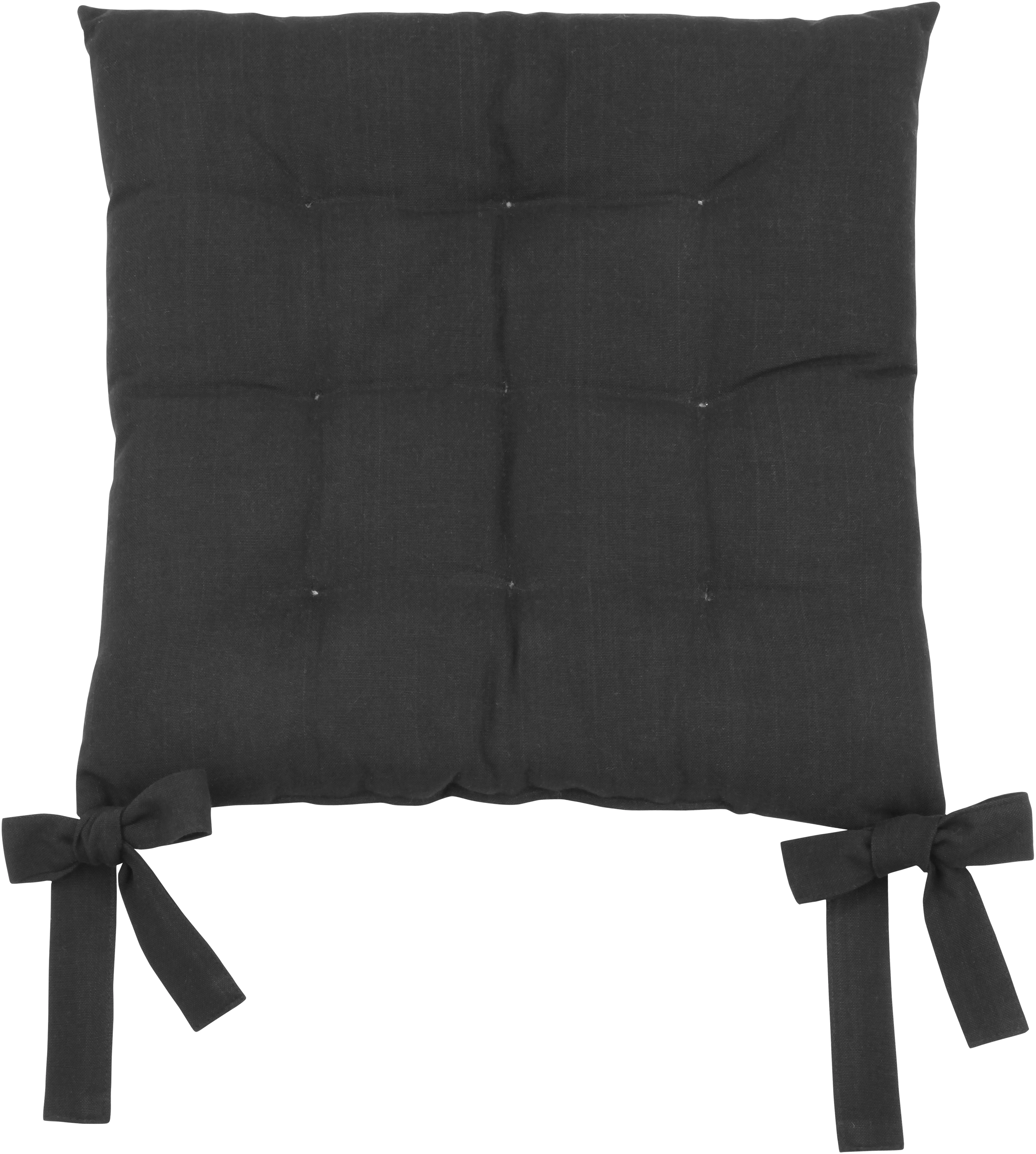 Sitzkissen Handlett Schwarz-Grau Uni 40 cm x 40 cm kaufen bei OBI