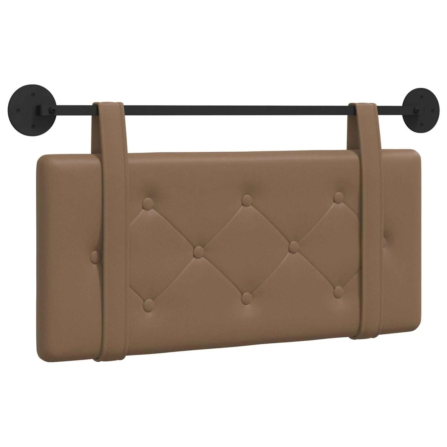 vidaXL Hängevorderseite Wandmontiert Cappuccino 80 cm Kunstleder 42031575
