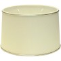 Cremefarbener, ovaler Lampenschirm Chintz 25 cm mit Goldkante.