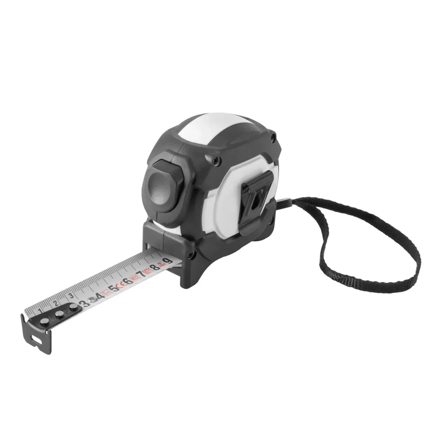 STAHLWERK Rollbandmaß, 3 m, mit Gürtelclip und Automatik-Rücklauf.