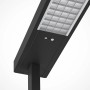 Moderne, dimmbare LED Bürostehleuchte Susi in Schwarz mit Bewegungsmelder für Arbeitszimmer.