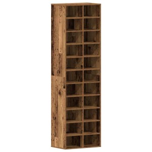 vidaXL Schuhschrank Altholz-Optik 54x34x183 cm Holzwerkstoff 859384