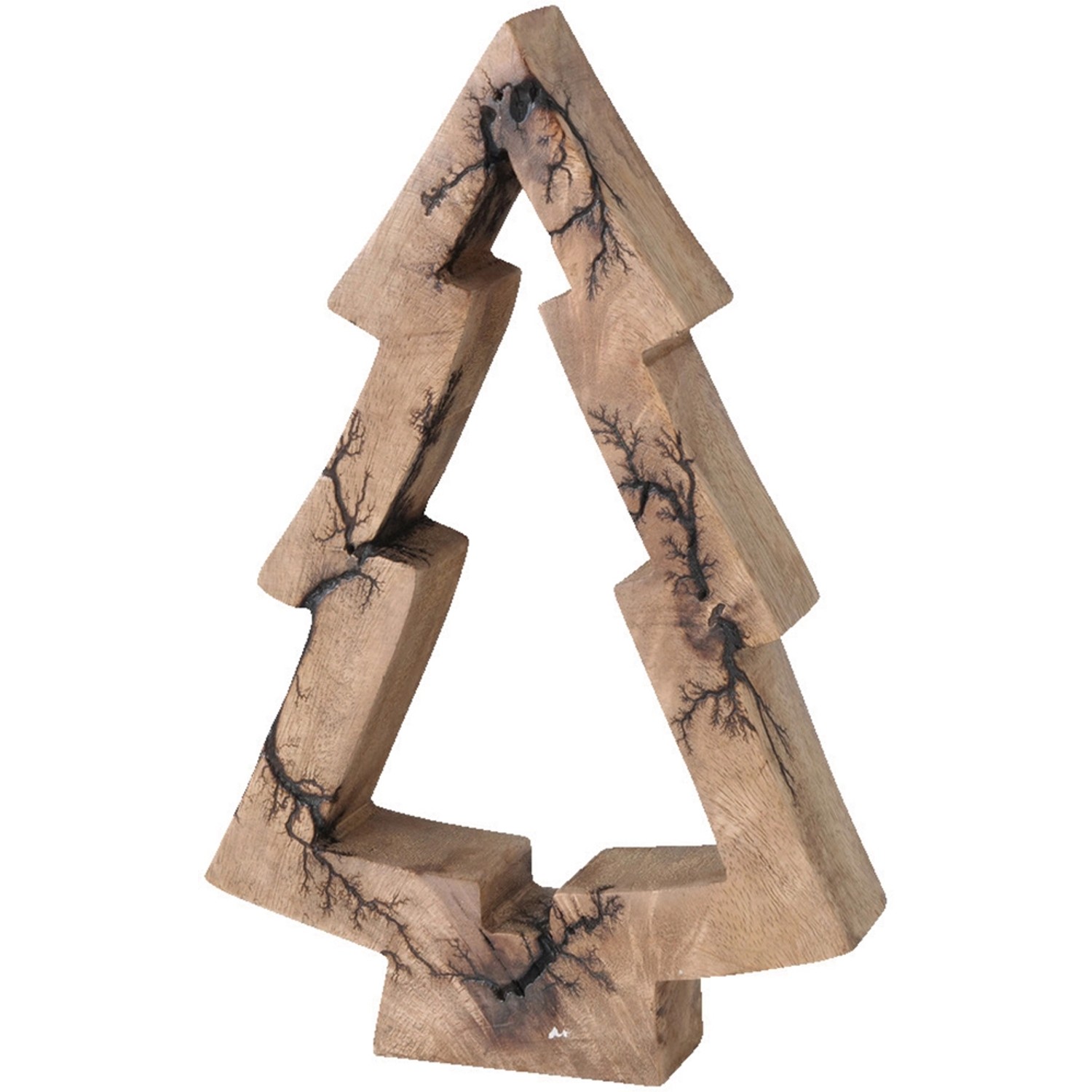DekoAufsteller Percha Tannenbaum Mangoholz H 24 cm 2er Set kaufen bei OBI
