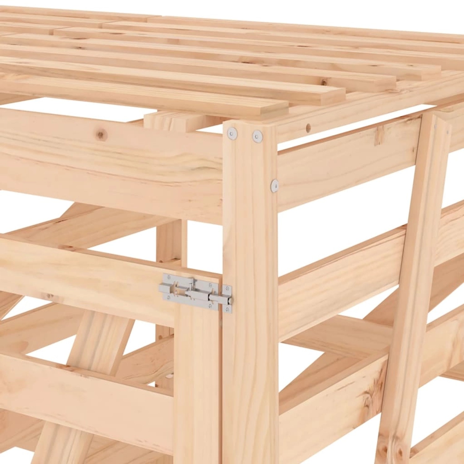 vidaXL Mülltonnenbox für 4 Tonnen Massivholz Kiefer kaufen bei OBI