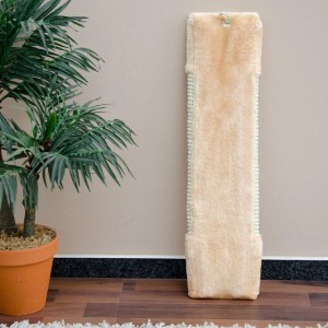 Beiges eyepower Sisal Kratzbrett M für Katzen, ca. 55 cm hoch, zum Krallenwetzen und Schutz der Möbel.