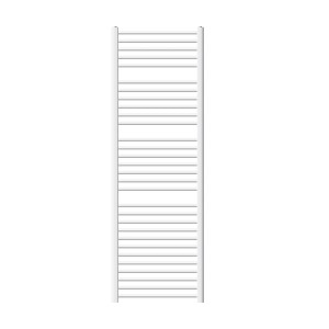 Weißer LuxeBath Badheizkörper, 600x1800 mm, mit Seitenanschluss.