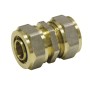 Boni-Shop Schraubfitting Kupplung 32 X 3 - 32 X 3 Metall Gold