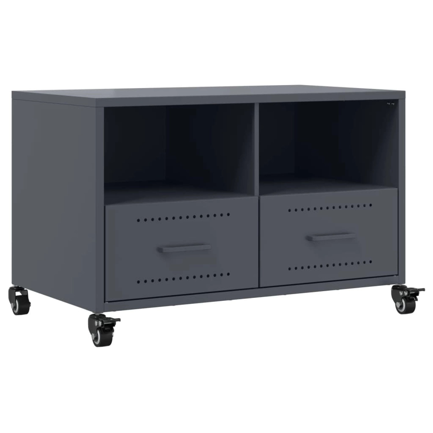 vidaXL TV-Schrank Anthrazit 68x39x43,5 cm Stahl 846700 günstig online kaufen