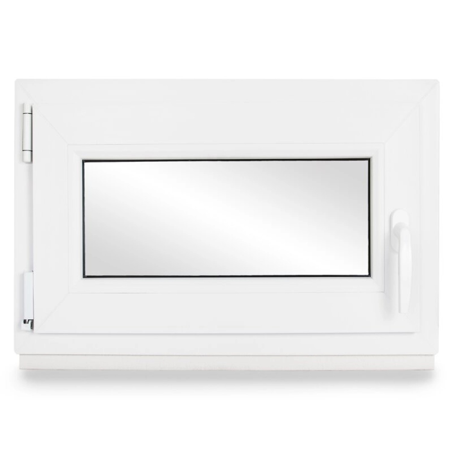 Neruli Kellerfenster Kunststoff Weiß Dreh-Kipp 115x45 cm BxH DIN Links 2 -F günstig online kaufen