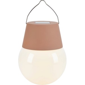 Solar-LED-Leuchte Ø 10 cm x 12,5 cm Braun