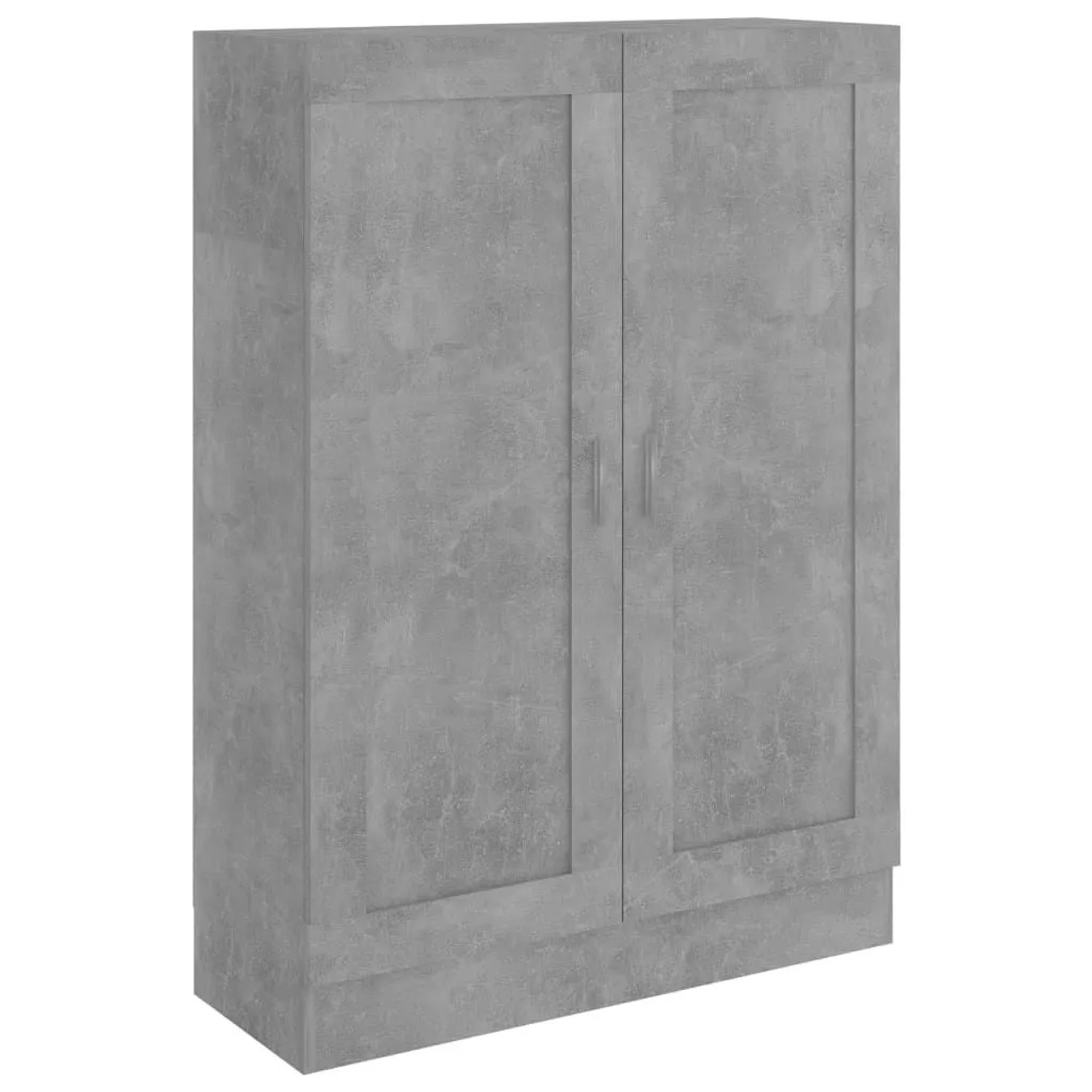 vidaXL Bücherschrank Betongrau 82,5x30,5x115 cm Holzwerkstoff 802718