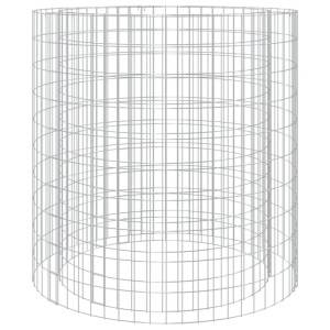 vidaXL Gabionen-Feuerstelle Ø 100 cm Verzinktes Eisen 153561