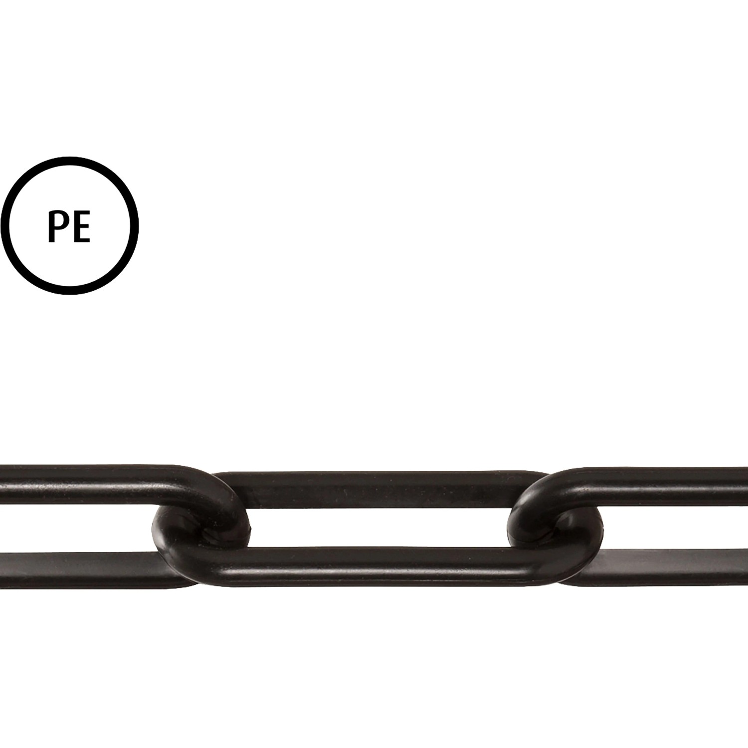 Conacord Regen-Ablaufkette Polyethylen Ø 10 mm x 62 mm Schwarz Meterware