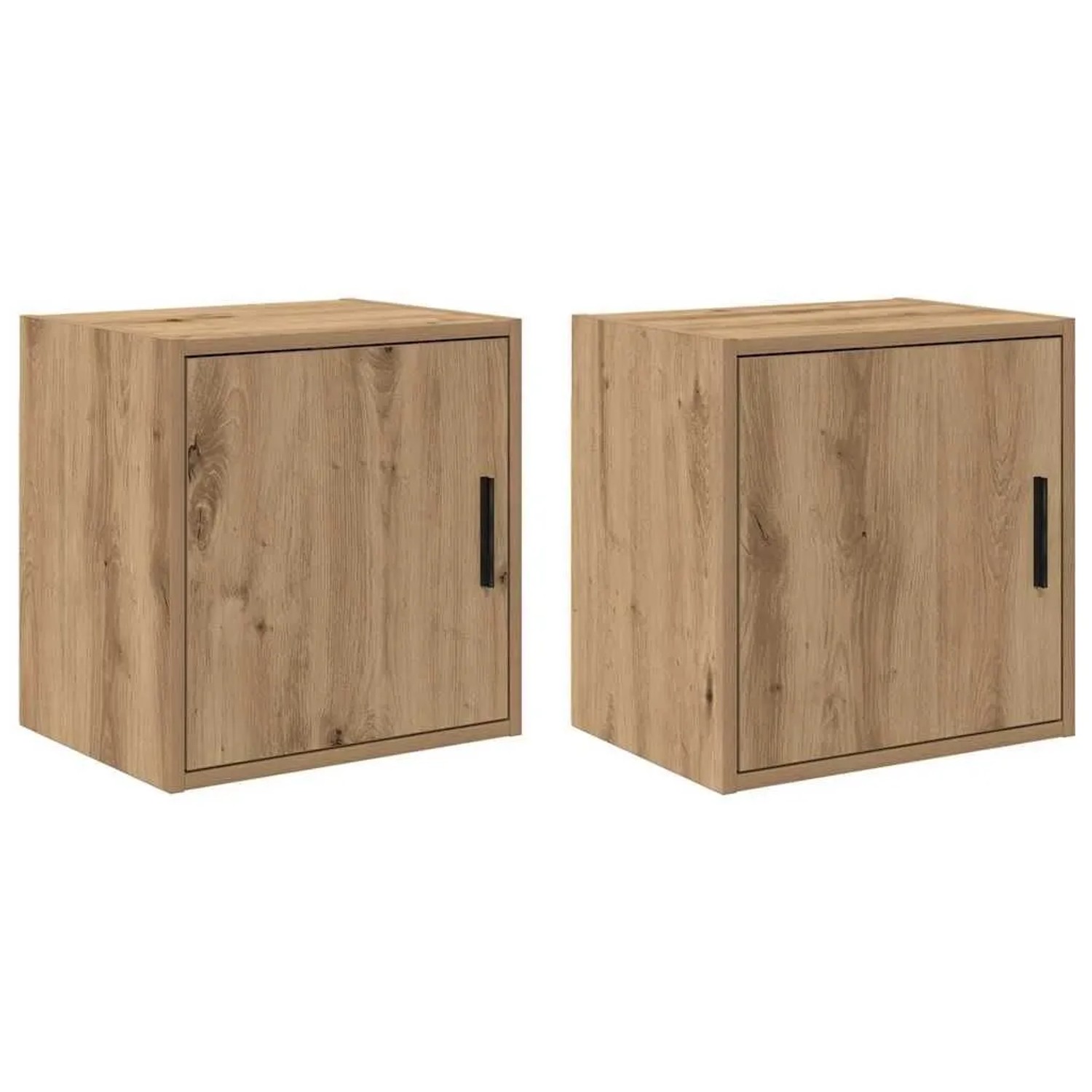 vidaXL Garagen-Wandschränke 2 Stk Artisan-Eiche Holzwerkstoff 860642