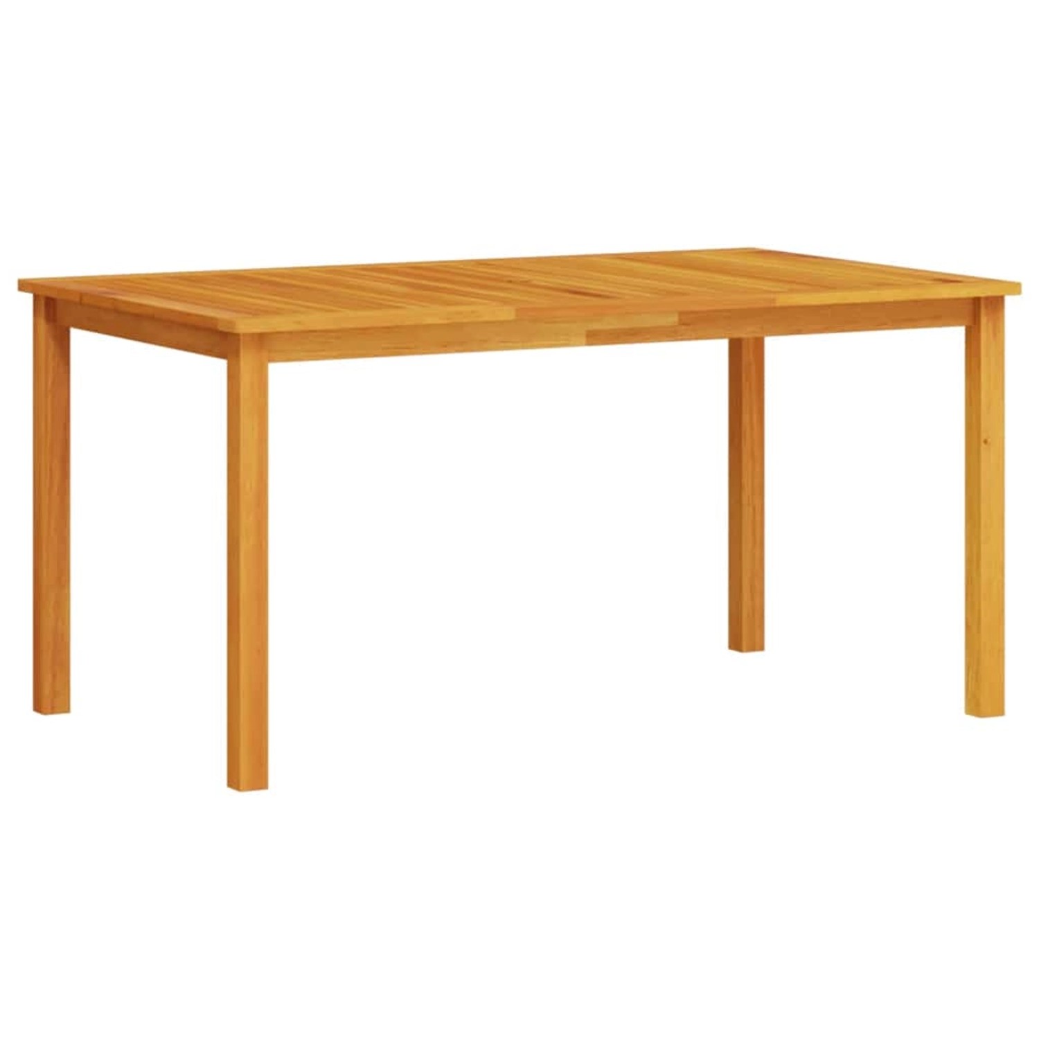 Rechteckiger Gartentisch aus Akazienholz, Teil der 5-tlg. vidaXL Essgruppe.