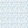 Weiße Marburg Vliestapete mit blauem, geometrischem 3D-Crushed-Muster für moderne Wohnräume.
