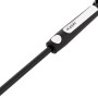 Detailaufnahme: Anthrazitfarbener Doppler Marktschirm Expert mit Knickfunktion.