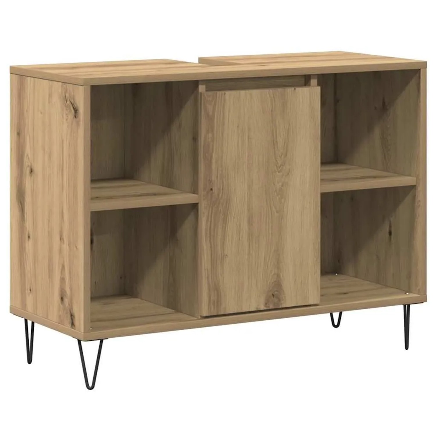 vidaXL Badezimmerschrank Artisan-Eiche 80 x 33 x 60 cm Holzwerkstoff 873896 günstig online kaufen