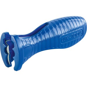 Blauer LUX Kabelstripper Comfort zum Abmanteln von Kabeln und Leitungen.