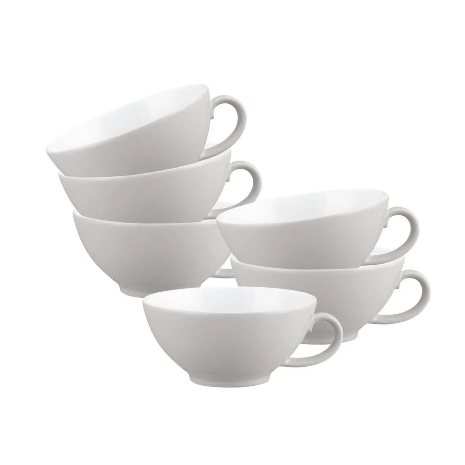 Seltmann Weiden Liberty Pure Colors Teetasse 140 ml 6er Set New Grey