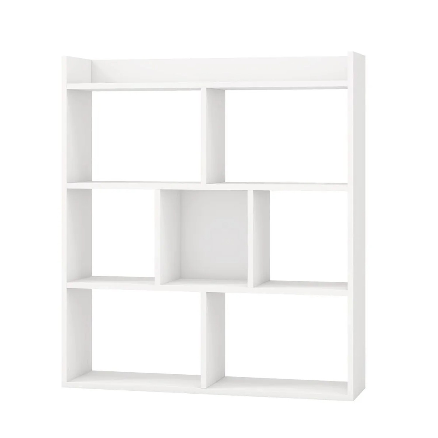 Costway Bücherregal 7 Fächern Würfelregal 80 x 20 x 90 cm Weiß günstig online kaufen