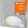 Ledvance Smart+ WiFi Deckenleuchte Planon, rahmenlos, Ø 30cm, Tunable White, Verpackung.