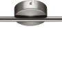 LED-Spot Lester 2er, Nickel matt/Chrom, warmweißes Licht. Deckenleuchte für Innenräume.