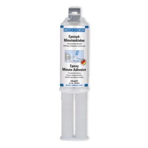 WEICON Epoxyd-Minutenkleber, 24ml, transparent, für schnelle Verklebungen in Konstruktion und Montage.