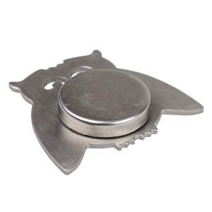 Venilia Tischtuchbeschwerer Eule, 4er Set, magnetisch, aus Inox.