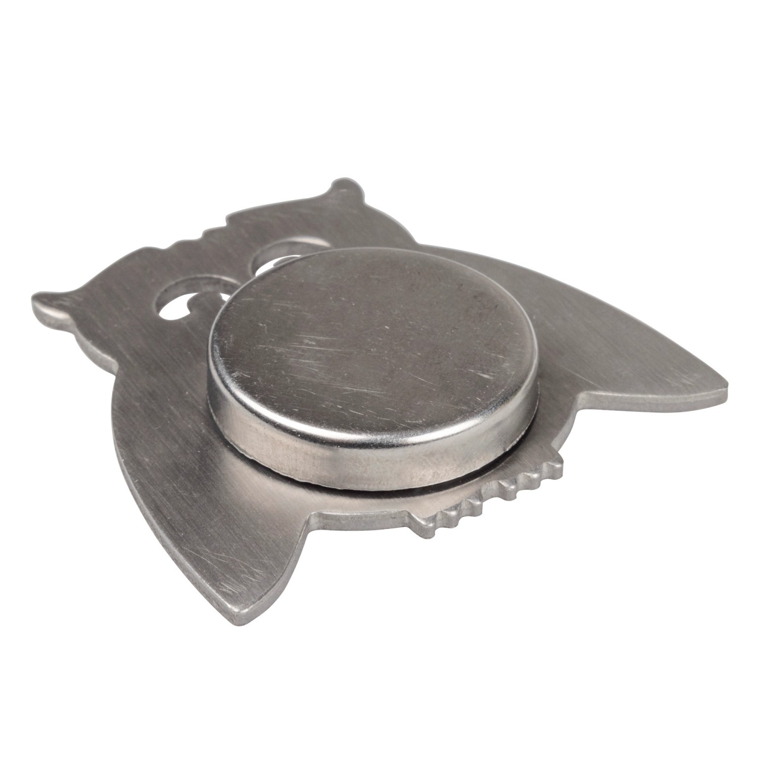 Venilia Tischtuchbeschwerer Eule, 4er Set, magnetisch, aus Inox.