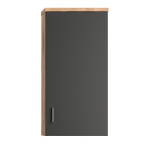 Hängeschrank in Eiche Optik, 37x75x25cm, für Bad-Einbauschränke.