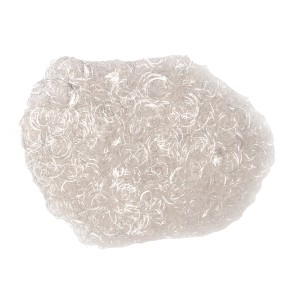 Silbernes Engelshaar von Krebs Glas Lauscha, Weihnachtsbaumschmuck.