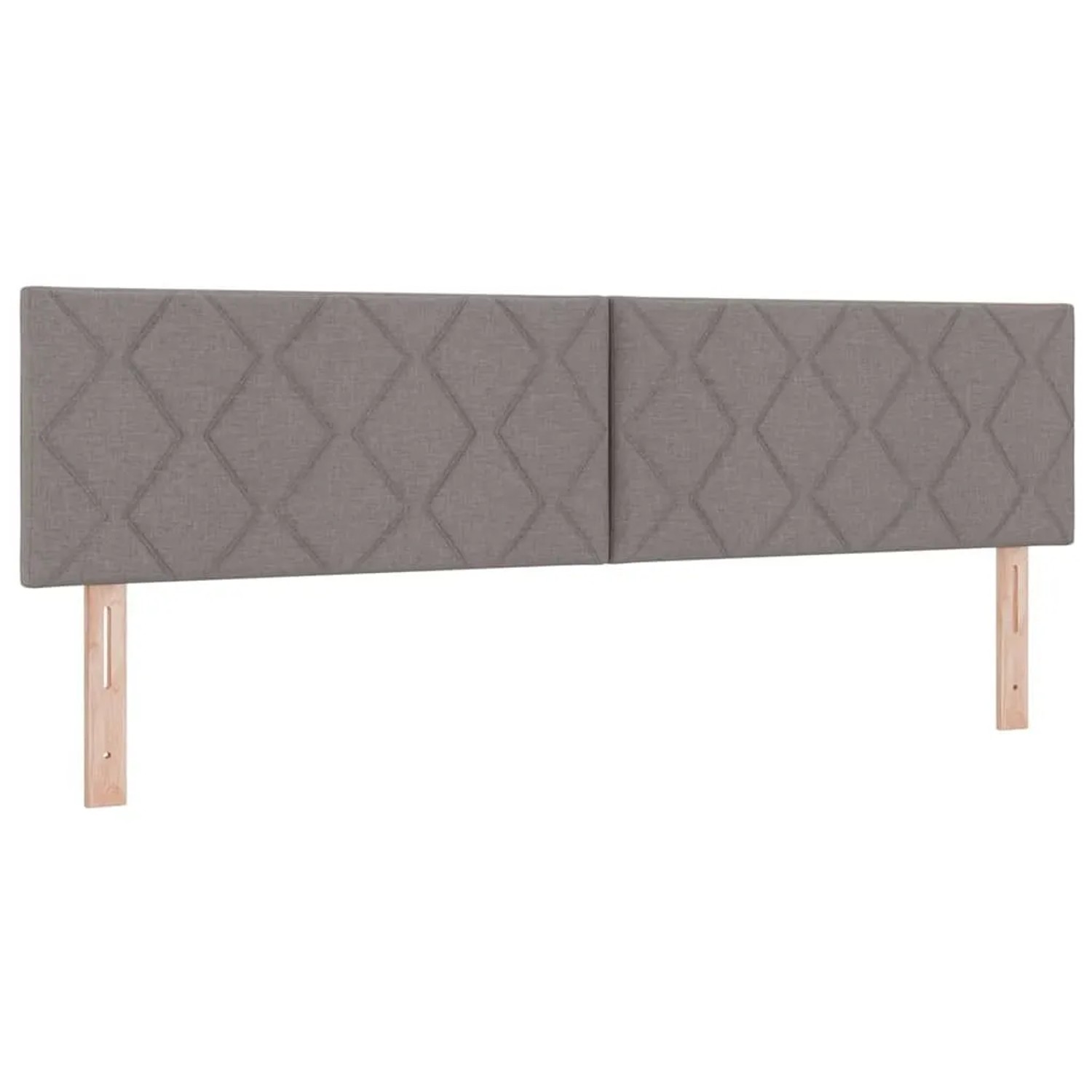 vidaXL Kopfteil mit Kopfteil Taupe 180 cm Kunstleder 42007271