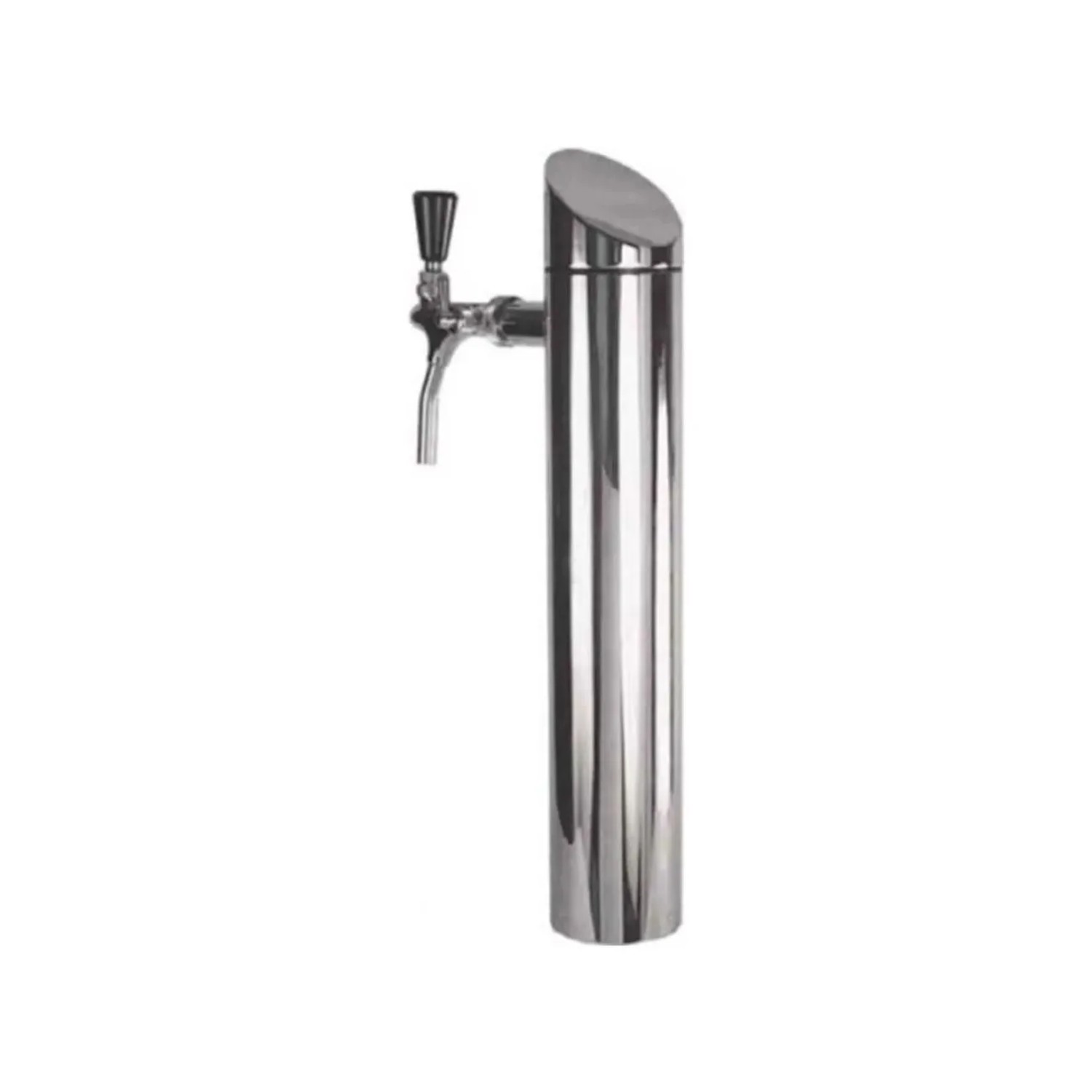 Ich-Zapfe Bierzapfsäule Tower Poliert Metall 51 cm Höhe 80 mm Durchmesser