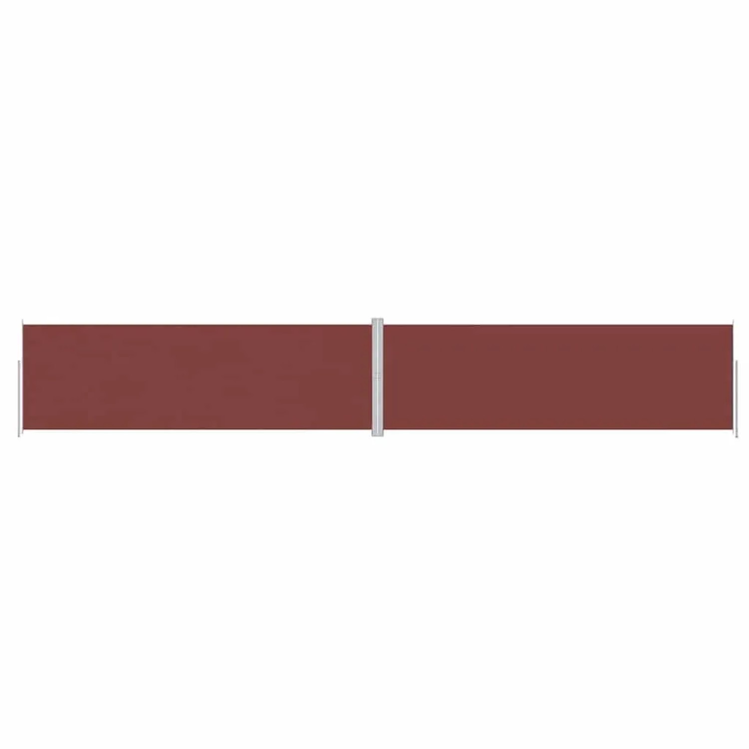 vidaXL Seitenmarkise Ausziehbar Braun 200x1200 cm 318081