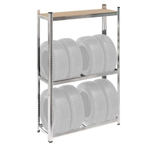 Wiltec Reifenregal Reifenständer 795Kg 180X120X40Cm Schwerlast Werkstattregal