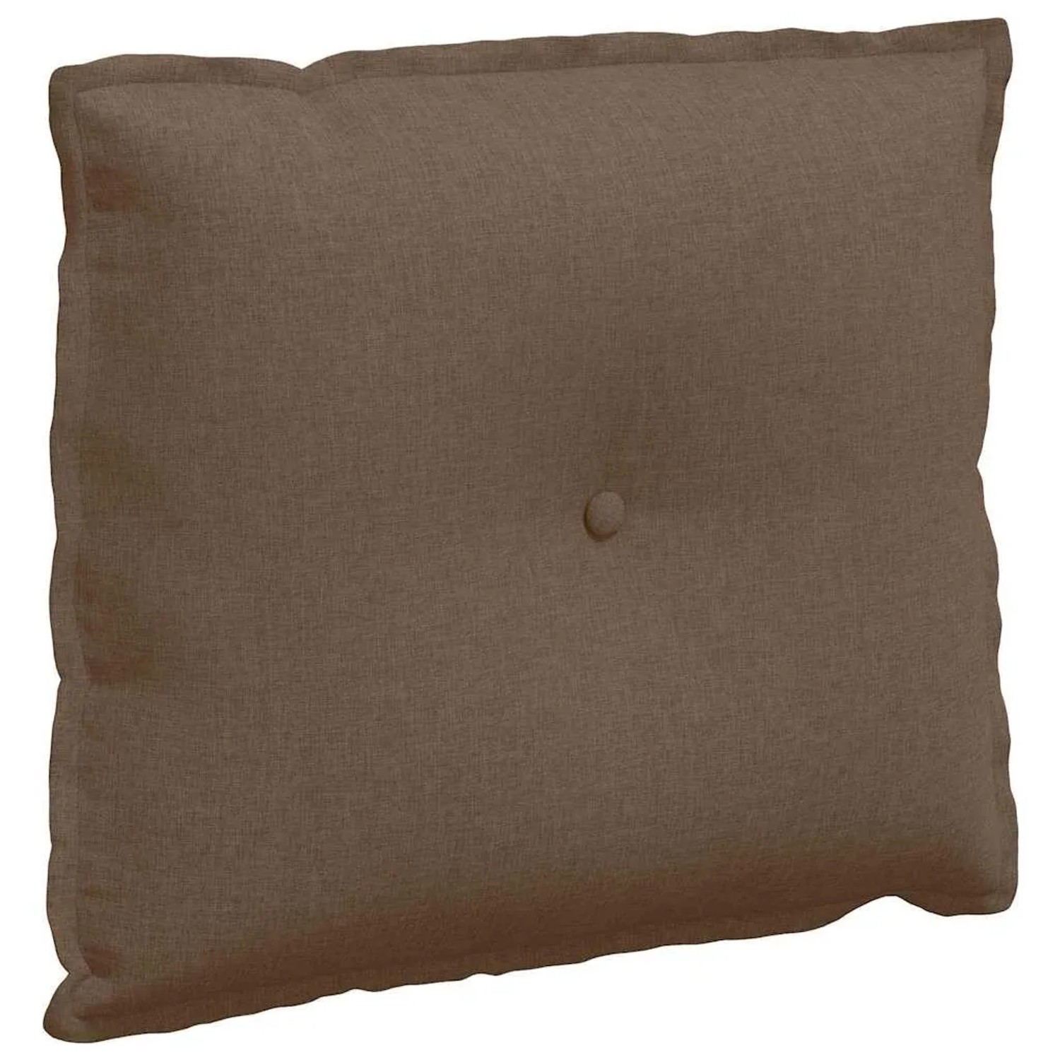 vidaXL Rückenkissen Braun 60 x 19 x 50 cm Stoff 42014662