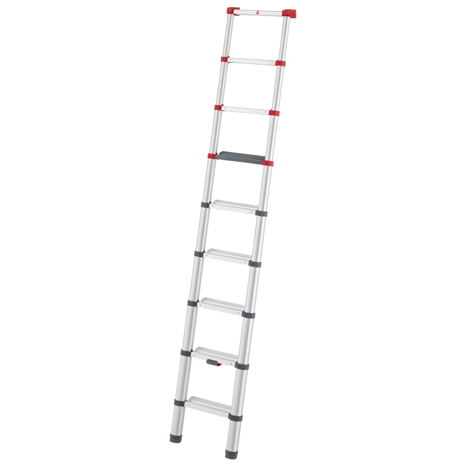 Hailo Alu-Teleskopleiter T100 FlexLine, ausziehbar und platzsparend.