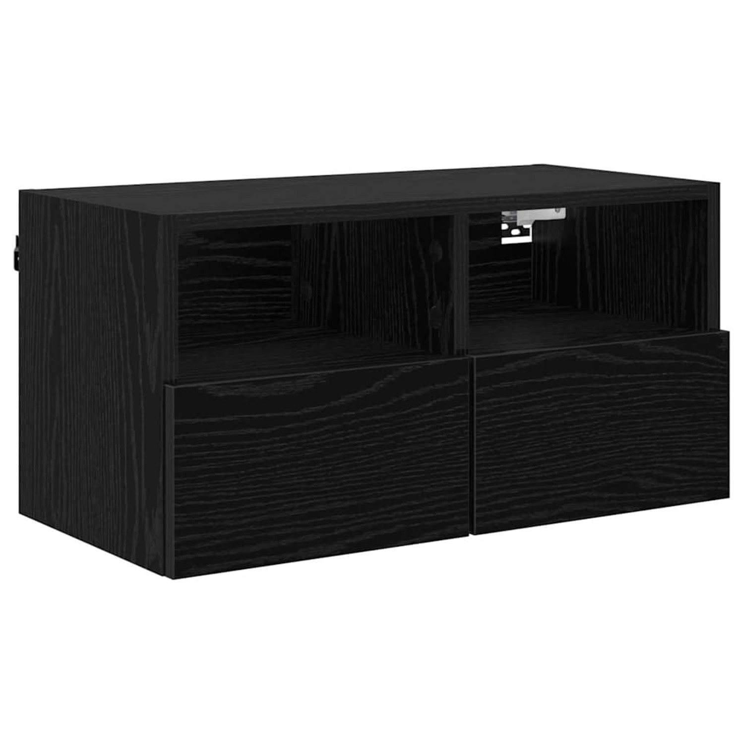 vidaXL Wand-TV-Schrank Schwarz Eichen-Optik 60 x 30 x 30 cm Holzwerkstoff 8 günstig online kaufen