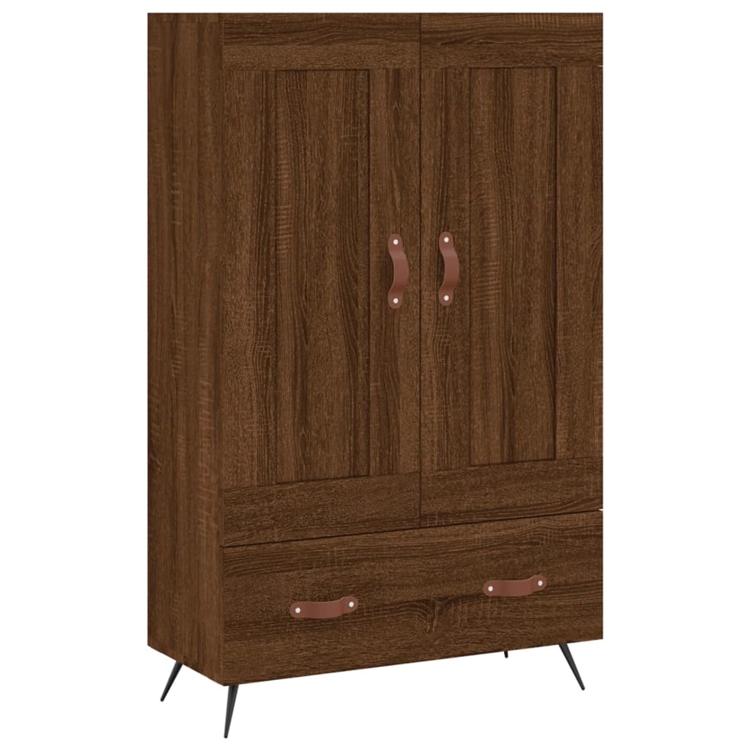 vidaXL Highboard Braun Eichen-Optik 69,5x31x115 cm Holzwerkstoff 830299 günstig online kaufen