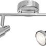 Ledvance LED-Spot, 2-flammig, silberfarben, 17 cm. Deckenleuchte mit zwei Strahlern.