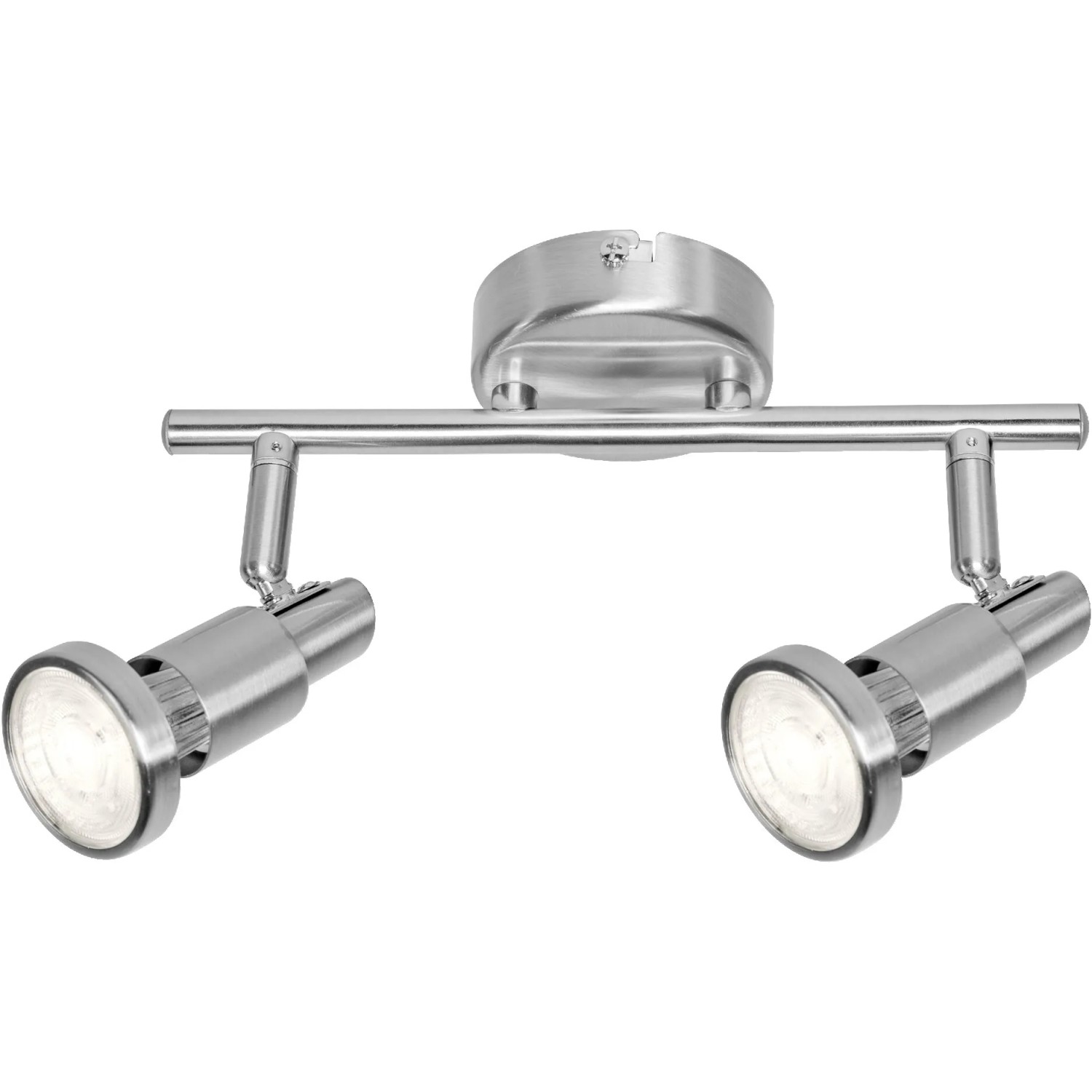 Ledvance LED-Spot, 2-flammig, silberfarben, 17 cm. Deckenleuchte mit zwei Strahlern.