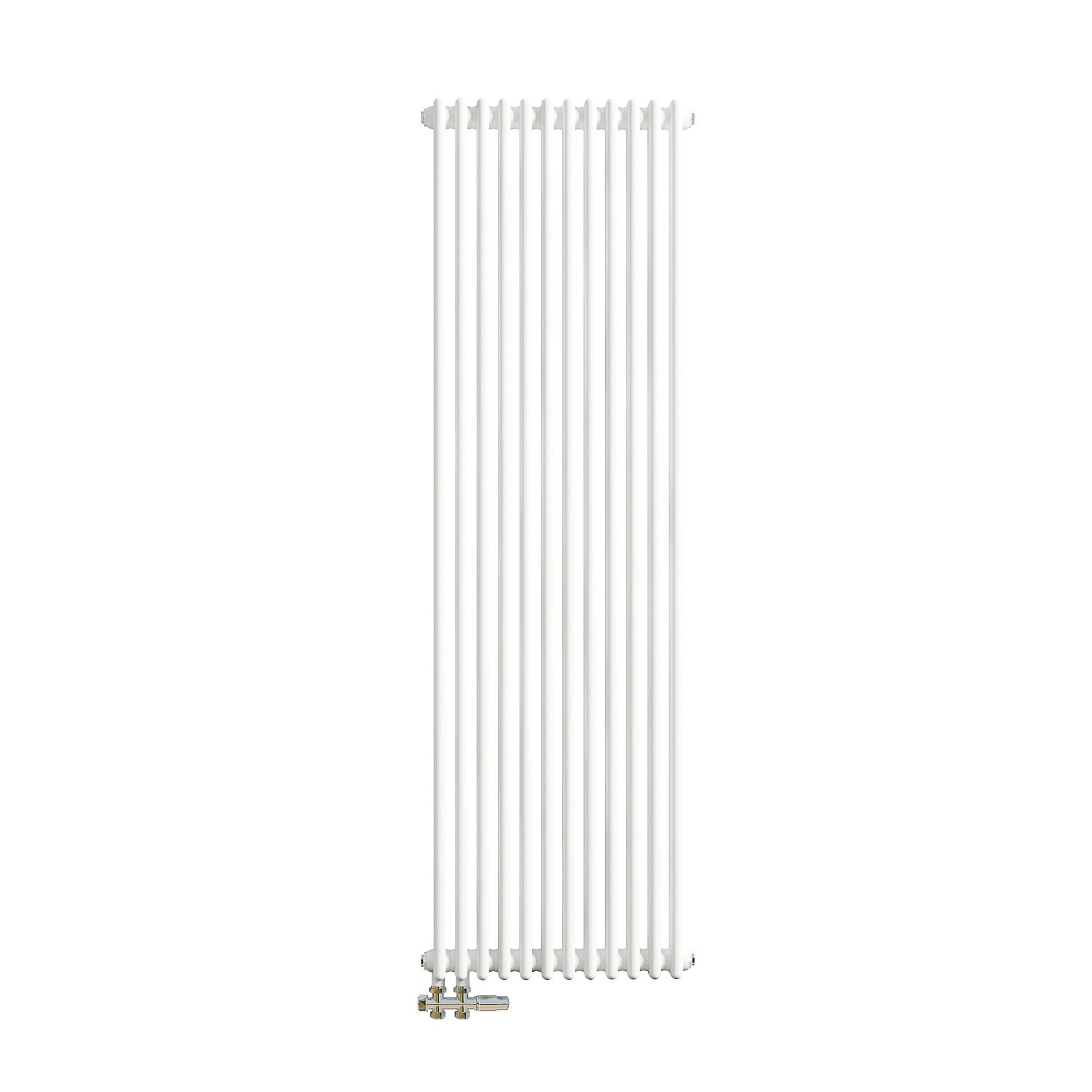 AICA Traditioneller Gusseisenstil 2 Spalten Heizkörper 1800 x 560 mm Weiß 1807W