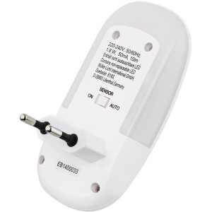 Weißes Müller-Licht LED-Nachtlicht Agena mit Sensor für die Steckdose.